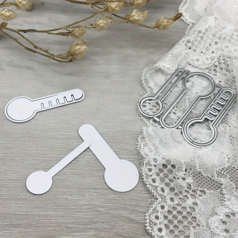 1pcs Piggy Craft metal cutting dies cut die mold thermometer Scrapbook paper craft blade punch stencils die