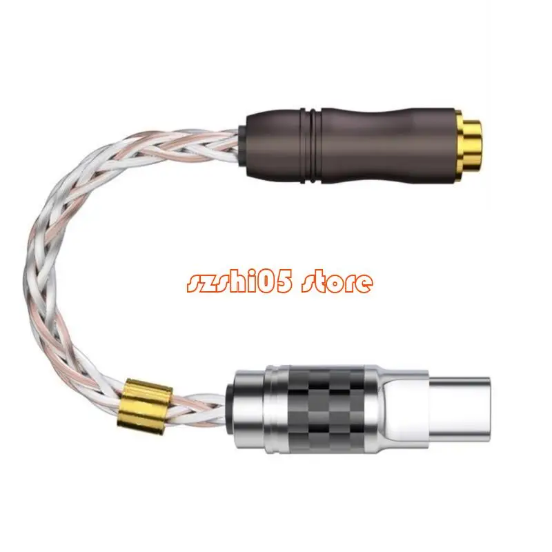 781E Stereod Tipo C maschio a 3,5 mm/2,5 mm Cavo adattatore per cuffie per sedute per carico