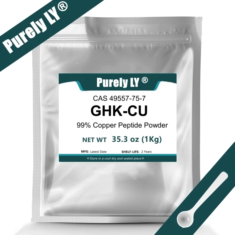 99% Arcápoló szer ghk-cu peptides Hajpor, Garas peptide CAS 49557-75-7 [latest product]