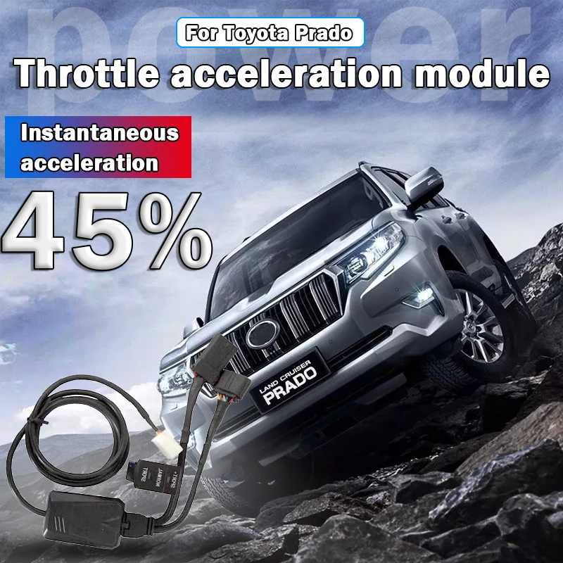 Für 2003-2022 Toyota Prado LC150 CD Verbesserte Drossel Pedal Kommandant Prado Drossel Control Modul Schalter Leistung Teile
