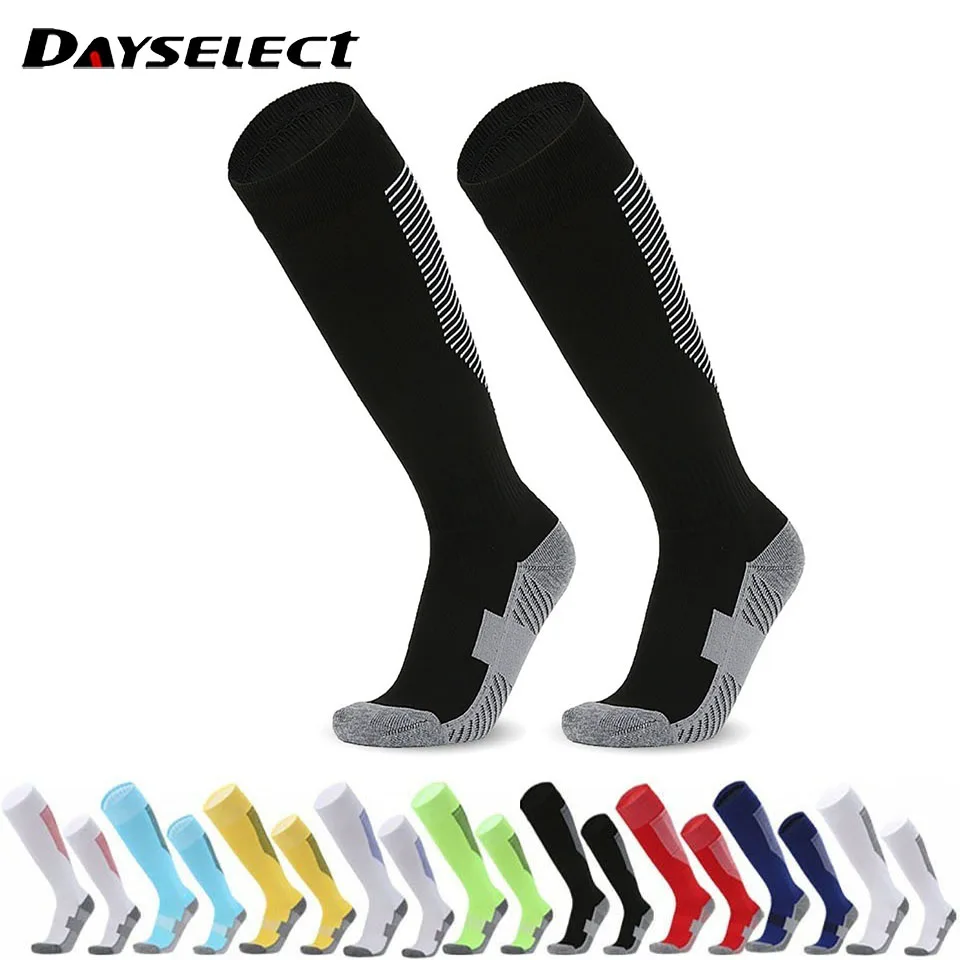 Sports Basketball Socks Children  Football Socks Under Towels Over-The-Knee Non-Slip Adults Children Football Long Pipe Stripes