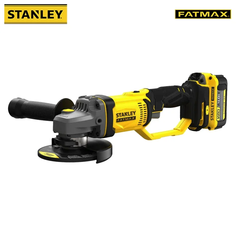 

Stanley Cordless Angle Grinder Brush Motor SCG400 100x16mm High Speed 9000rpm Low Vibration 6.7m/s2 PowerShare 20v Battery