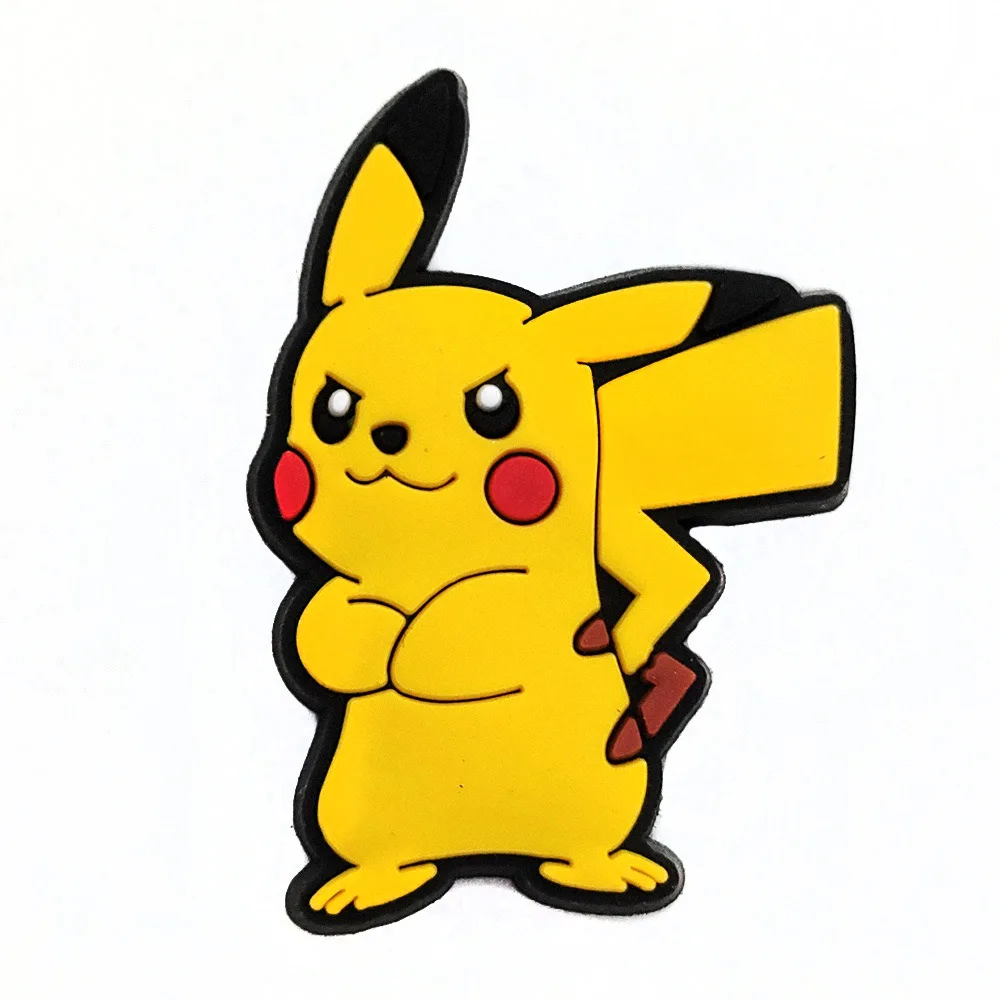 20-100Pcs Potdemiel Pokemon Schuh Charms Zubehör DIY Blase Rutschen Clogs Sandale Schuh Schnalle Dekoration Für Kinder Weihnachten geschenke – Detail 11