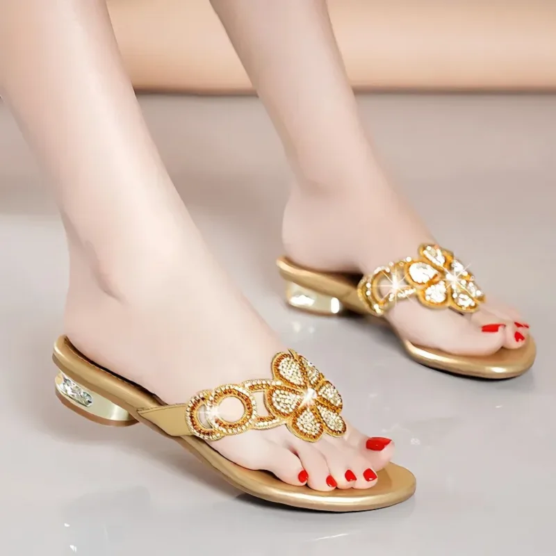 

Zapatos de mujer женские модные легкие золотистые высококачественные весенне-летние сандалии женские классические туфли на красном каблуке ea467