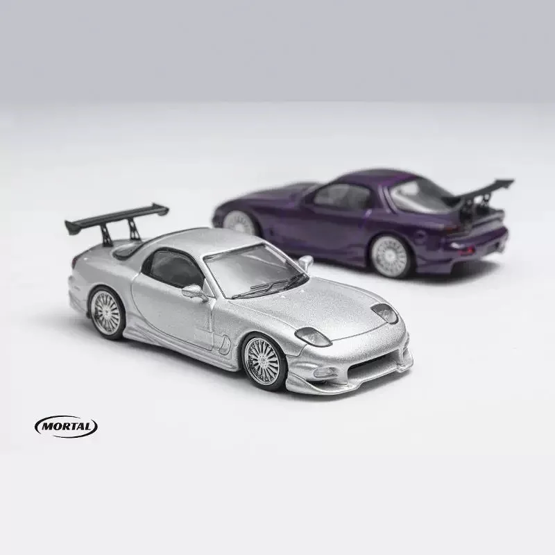 Mortal 1:64 Mazda RX7 Veilside modified alloy car model