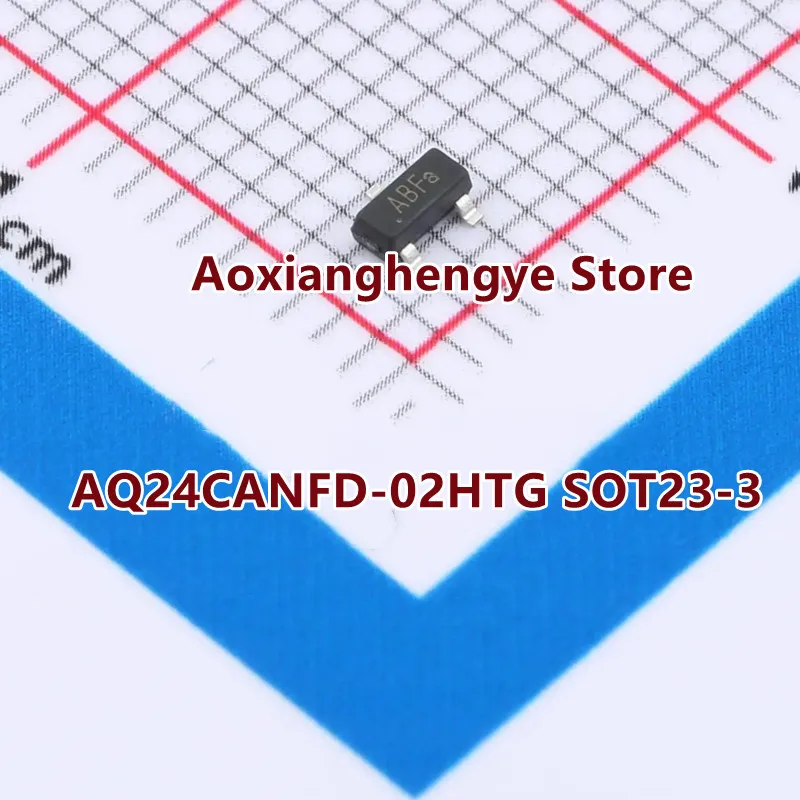 20PCS AQ24CANFD-02HTG SOT23 ESD Protection Diodes / TVS Diodes 210W TVS Diode Array SOT23-3 New and Original