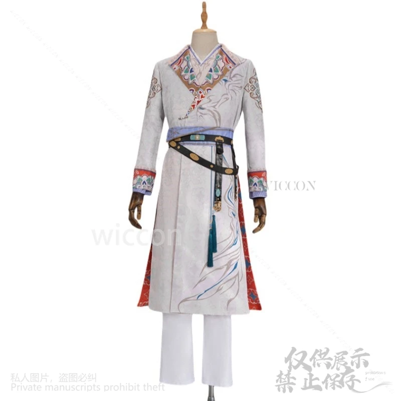 อะนิเมะเกมความรักและ Deepspace คอสเพลย์ Xavier เครื่องแต่งกายสไตล์จีนชุดสูทวิกผมสําหรับชายฮาโลวีนคริสต์มาสที่กําหนดเอง