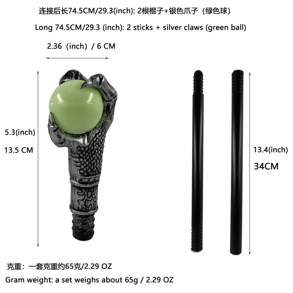 Halloween Party Plastic Drietand Sikkelbijl Rekwisieten