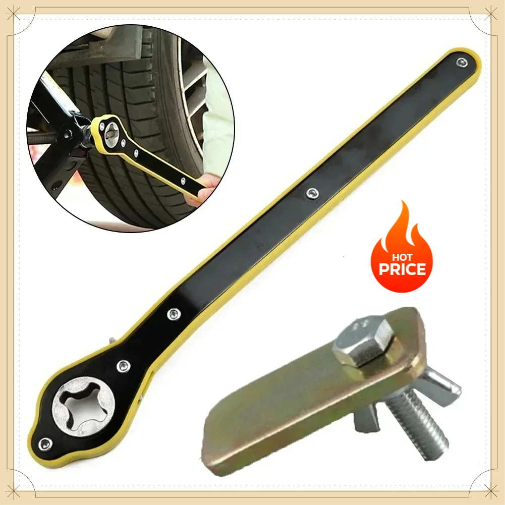 

Car Labor-saving Jack Ratchet Wrench Scissor Jack Handle Tire Wheel Lug Wrench Garage Auto Repair Maintenance Tools