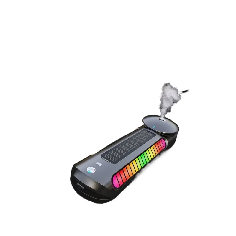 

Solar smart car aromatherapy, car perfume ambient light, parking and moving phone number multi-function