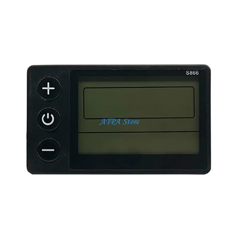 

U13C 24V/36V/48V LCD Display Waterproof Plug S866 Controller Panel Dashboard Computer Electric Modification Accessory