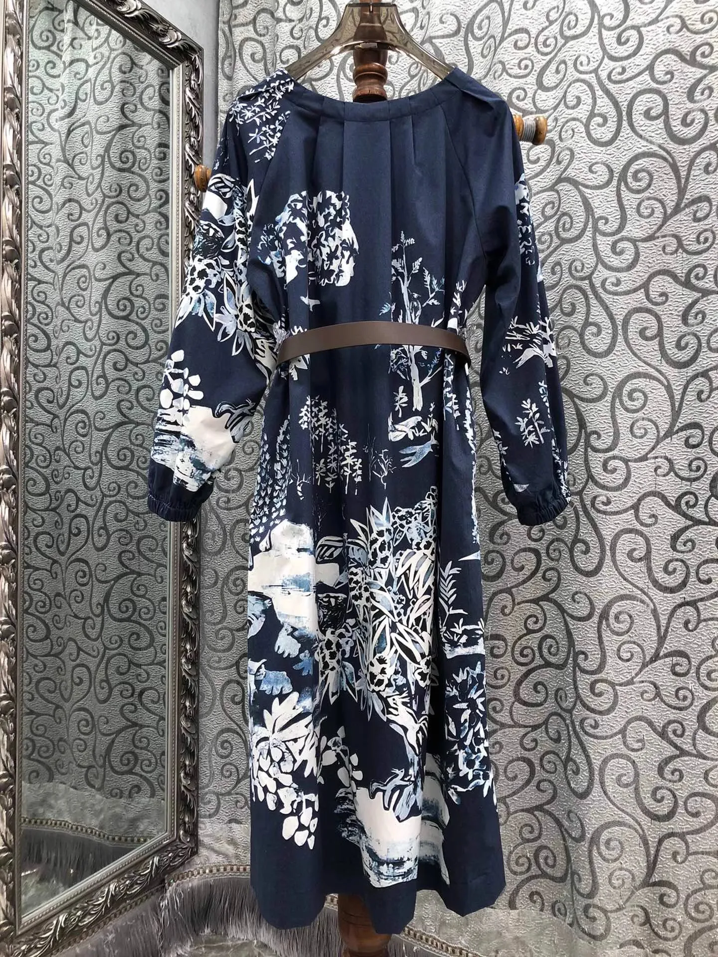 Vintage Print Dress 2025 Autum - огляд і ціна Street Fashion Events