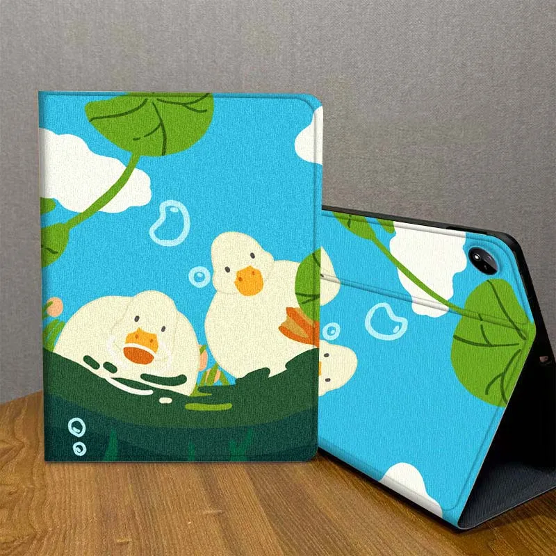 

Duck Illustration Pattern For Vivo IQOO Pad2 Pad3 Pad5 Air SE Pro 12.1 12.3 13 11.5 11 inch Tablet Case