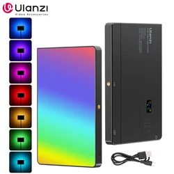 Ulanzi LT003 światło LED do kamery Panel oświetleniowy RGB 2500-9000K CRI 95 8000mAh światło wypełniające do transmisji na żywo wideo Tiktok Youtube