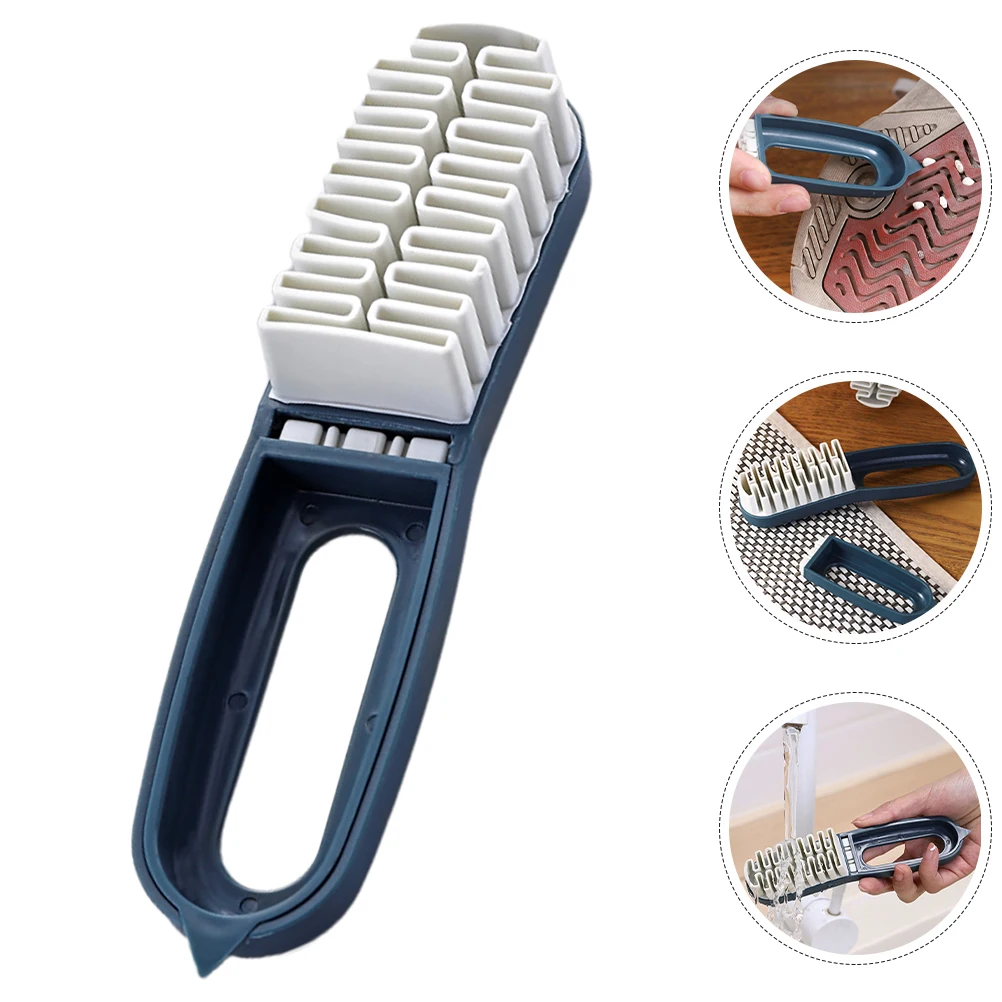 

Multi-Functional Shoe Suede Rubber Scrub Washing Shoes Brush Portable Lightweight Stain Removal Pebble Cleaner Soft