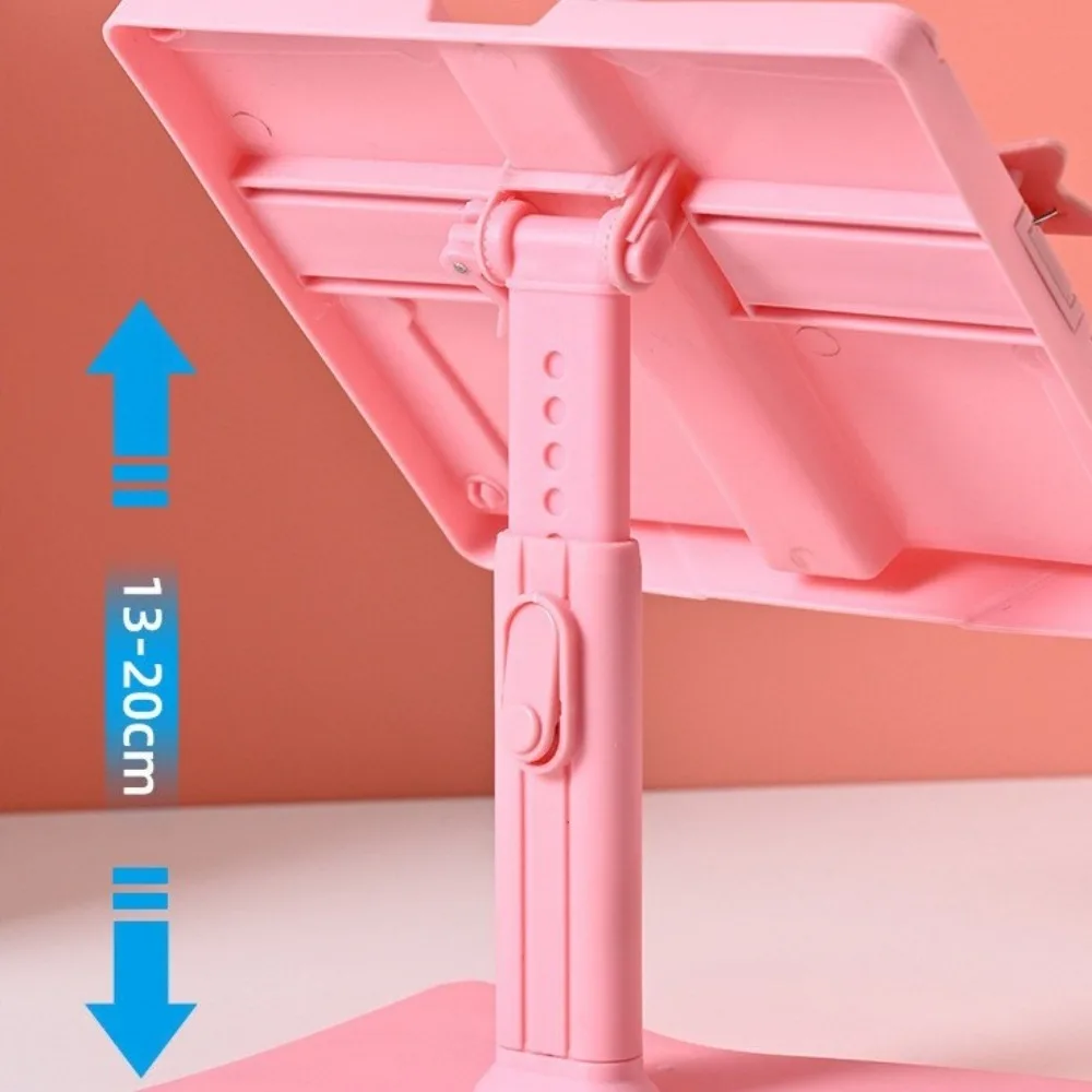 

Adjustable Angle Lifting Landing Book Stand with Clip Extendable Reading Bookshelf Anti-slip Mat Plastic Book Holder Office