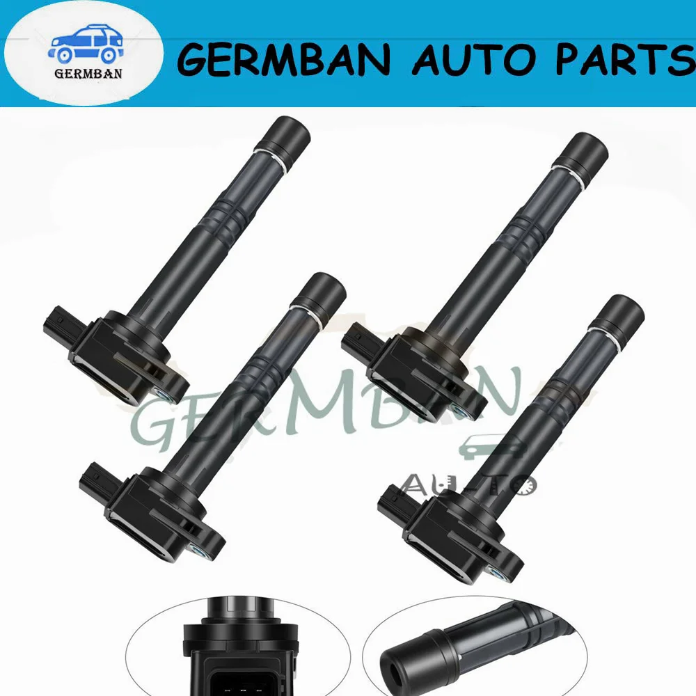 

4PCS Ignition Coil 099700-070 For Honda Accord Crosstour Odyssey Acura RL TL 099700070 TSX K Series VR-EIC02 30520-PNA-007