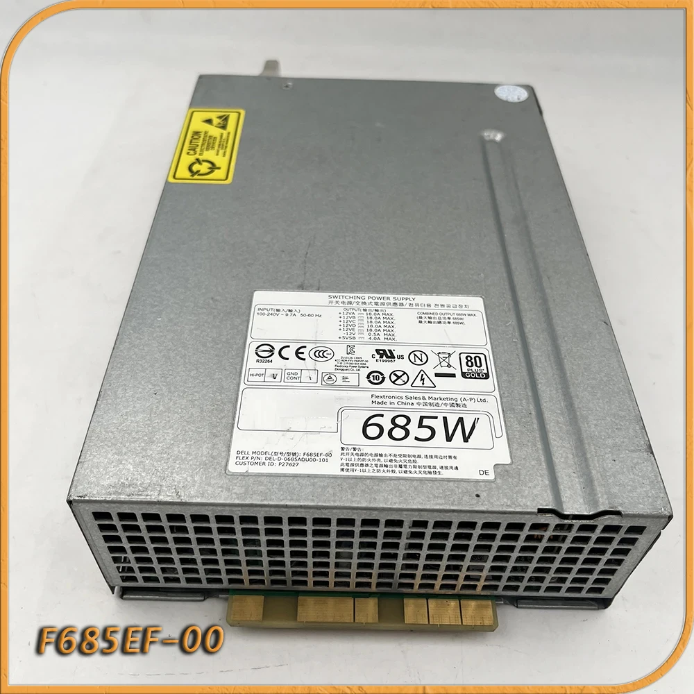 685W For DELL Workstation Power Supply T5610 F685EF-00 WPVG2