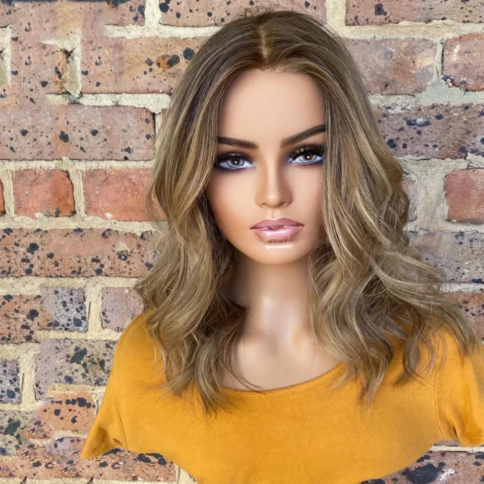 

20-дюймовый парик из натуральных европейских волос, без клея, с эффектом Body Wave, с натуральными светлыми мелиями, мягкий, на шелковой основе 5x5, с HD-кружевом, с эффектом Baby Hair, предварительно выщипанный