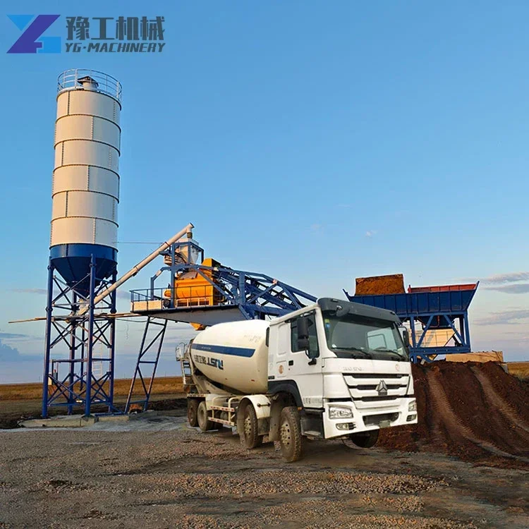 YG Hot Selling Beton Concrete Batch Plant Cement Sand Batching Central Mix Supplier HZS180 180m3 Concrete Batching Plant