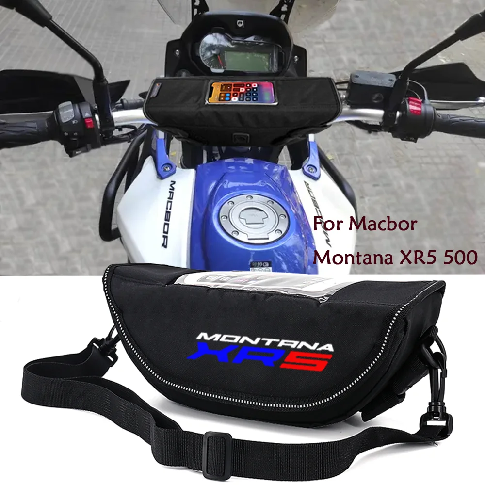 

For Macbor Montana XR5 500 Montana xr5 500 2023 Motorcycle Waterproof And Dustproof Handlebar Storage Bag