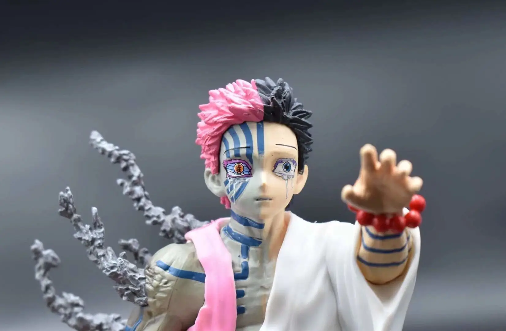 Juuni Kitsuki Akaza Hakuji الشكل أنيمي شيطان القاتل التماثيل البلاستيكية لعبة مانغا كيميتسو نو يابا نموذج المرآب أطقم GK الحلي #5