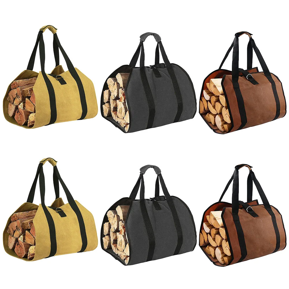 

Для камина, сумка большой емкости, сумка для переноски дров, уличное хранение, 99*46 см, парусиновое решение для транспортировки дров