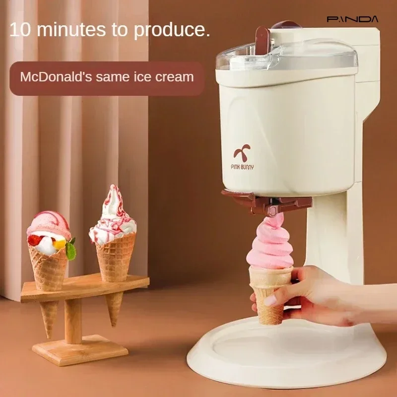 Household ice cream machine small fully automatic new style cone machine ice cream machine children's homemade ice cream