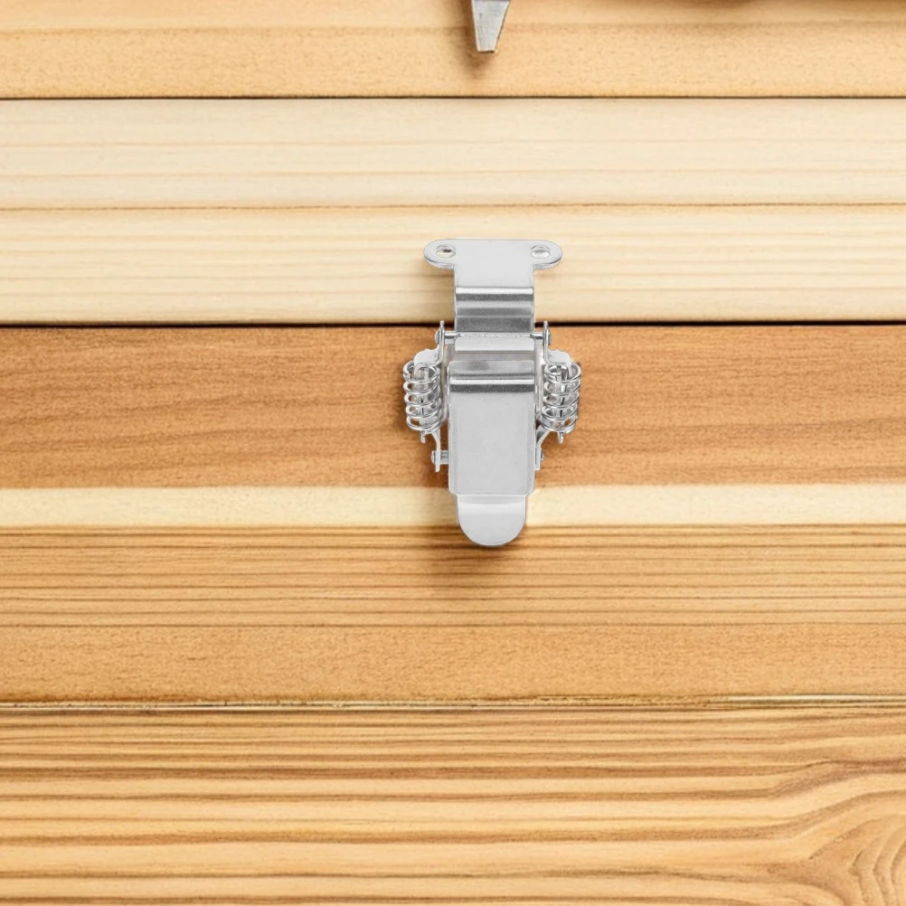 

2pcs Spring Toggle Latch Hasp Spring Loaded Box Closure Clasp Lock For Toolboxes Storage Cases Luggage Metal Hardware Catch