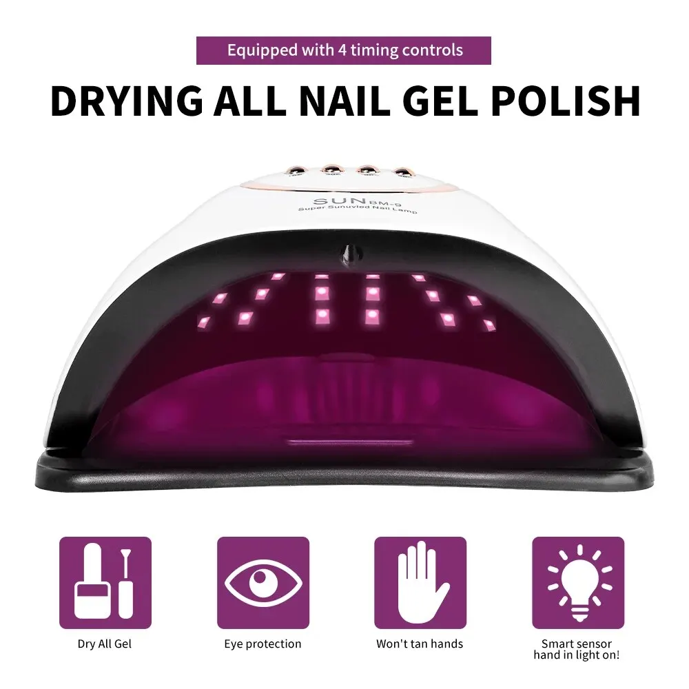 66Leds Krachtige Uv Led-Nageldrooglamp Voor Het Drogen Van Nagelgellak Draagbaar Ontwerp Met Lcd-Display Uv-Lamp Manicure Salon Gereedschap