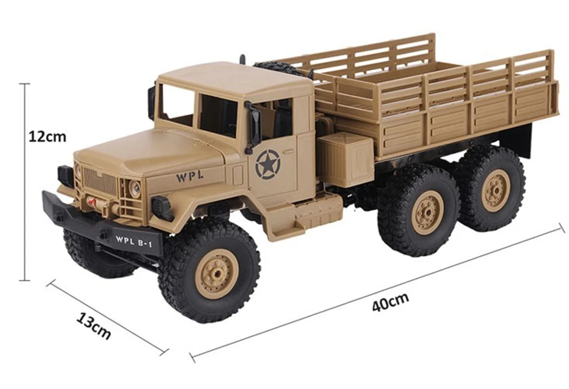 1/16 WPL B16 Pilot z napędem na 6 kół samochodów wspinaczkowy wersji RTR/KIT pełnowymiarowy zabawkowa ciężarówka części z możliwością aktualizacji