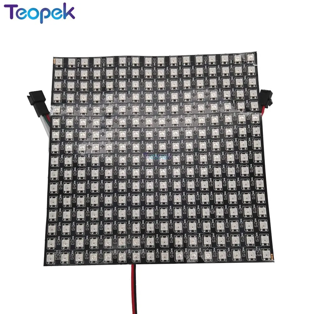 WS2815 Flexibel LED-scherm 8x8 8x32 16x16 Individueel adresseerbaar digitaal paneellicht 2815 SMD 5050 DIY-display DC12V