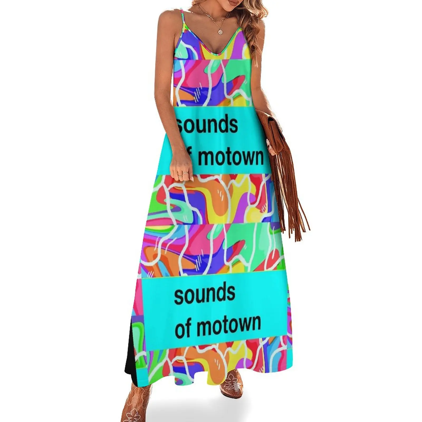 

sounds of motown Sleeveless Long Dress women's evening dresses purple dress Summer dresses for women Long veiled dresses Dress