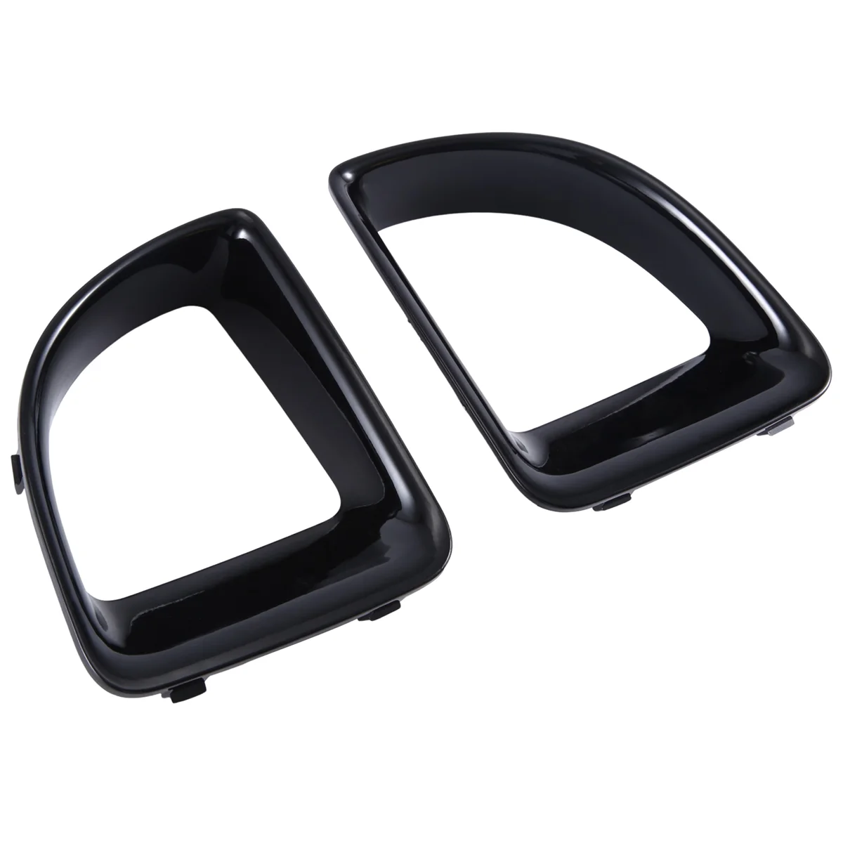 For BMW MINI R55 R56 R57 R58 R59 JCW S Car Front Air Duct Frame Black 1Pair Set 51117255117 51117255118