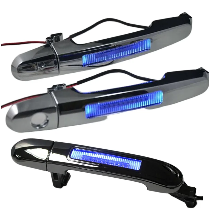 Auto Exterior Accessories 4 Door Handles Fit for Rav4 2009-2012 Vios Prius Passo 2009-2012 Led Turn Signal Handle cover