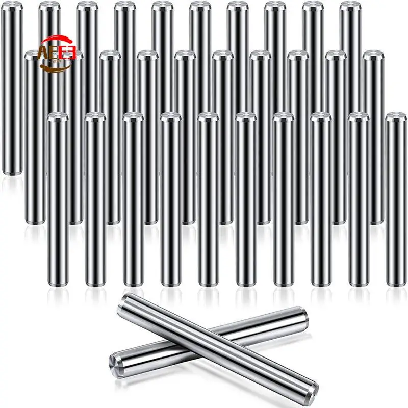 AEE3-32 Pieces 5 Mm X 40 Mm Shelves Dowel Pins Stainless Steel Shelf Pins Metal Bookshelf Pegs Support