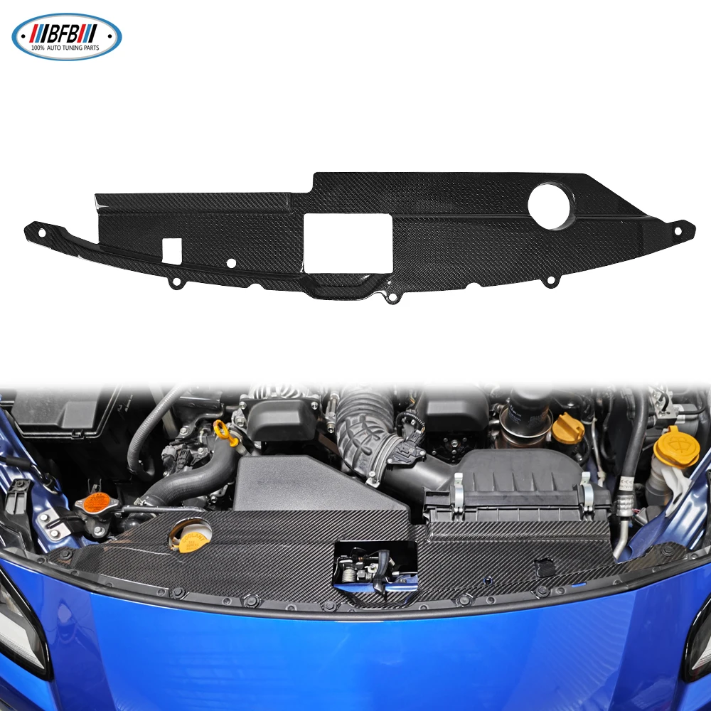 For Toyota GR86 For Subaru BRZ 2022+ Dry Carbon Fiber Engine Compartment Baffle Cover