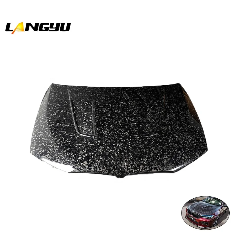 Car Parts&Auto Parts M5 Style Hood Forged Carbon Car Bonnet For bmws F90 17+