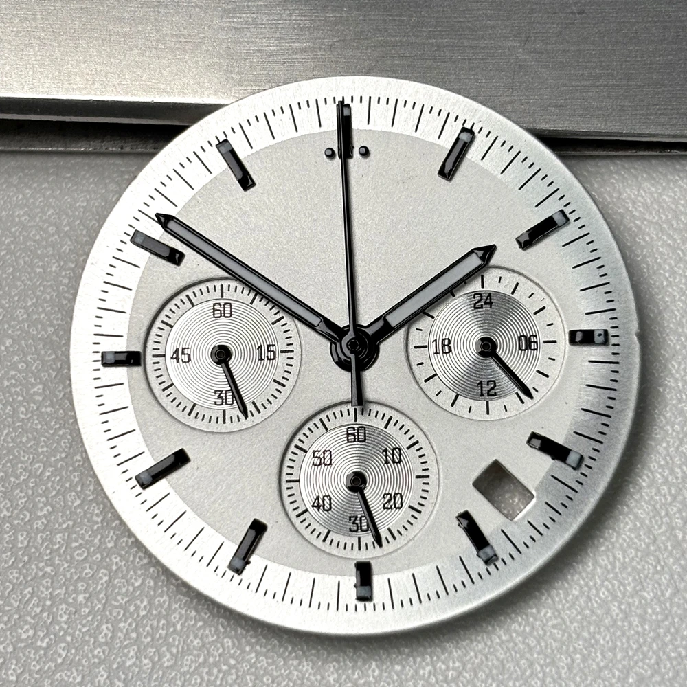 39.7mm VK63 case moonswatch metal case chronograph case bezel,VK63 Business watch sealed back moon watch mission moon mod