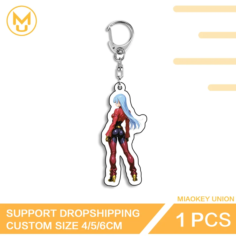 Kula Diamond Car Keychain Ahegao Personality Standing Posture Costumes Car Backpacks Accessories Creative Amusing Jewelry