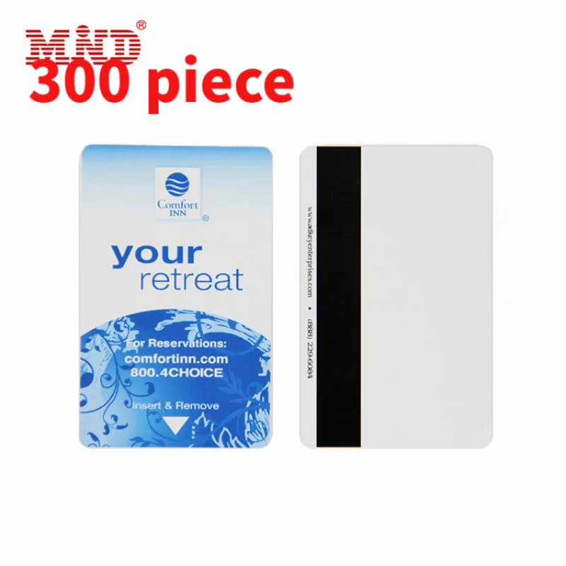 30 0piece. custom.2023 hot sale OEM high quality printed PVC magnetic stripe hotel card