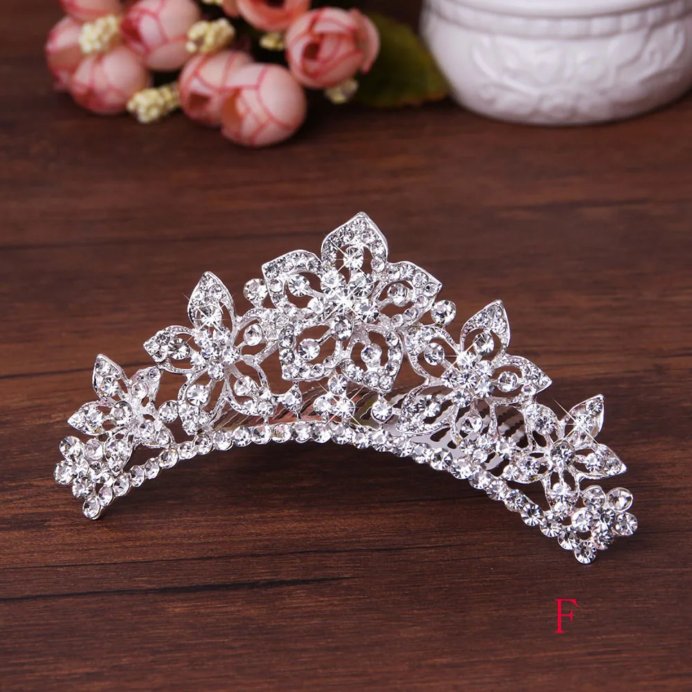 

Stylish Party Tiara Hair Comb Shiny Headband Ornaments Hair Styling Accessories Headwear Wedding Jewelry Fashion Accessories