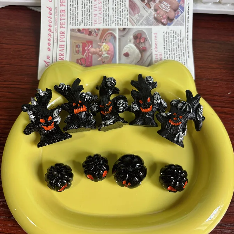 

Micro landscape Halloween DIY jewelry tree ghost pumpkin tree decoration resin accessories funny decoration ornaments