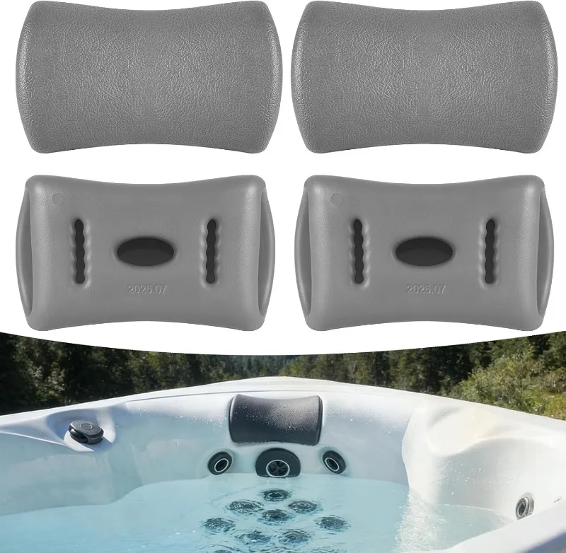 1/2/4-teiliges Ersatz-Spa-Kissen für Master Spa Clarity & Genesys Spas 2016–2021, verstellbare Kopfstütze für Whirlpools, Nackenstütze
