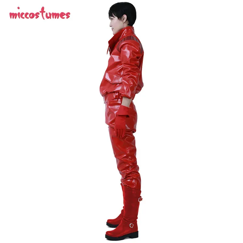 CyMiccostumes Men's Kaneda Cosplay Costume Motorcycle Clothing Jacket Halloween Cosplay Costume Fancy Outfit