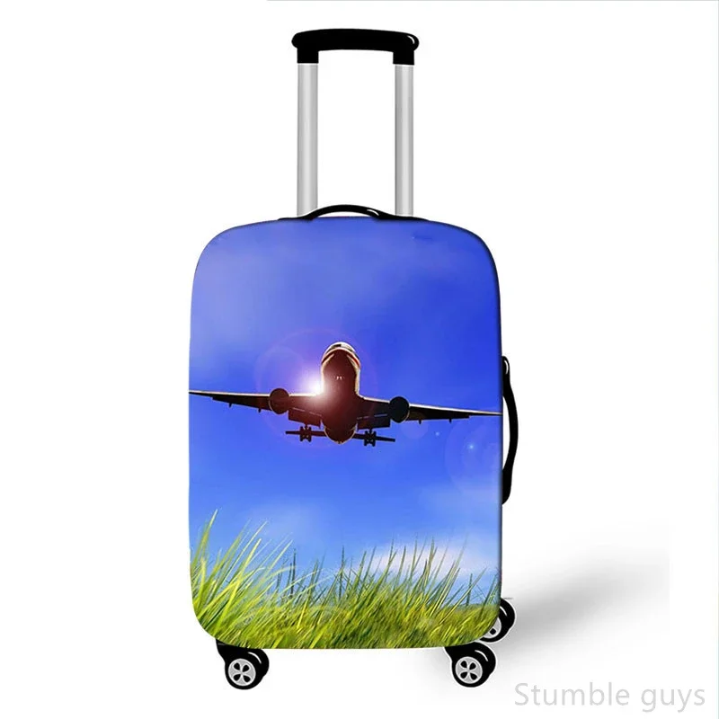 

Моющийся высокоэластичный чехол для багажа, защитный чехол для чемодана от царапин, надежный для поездок на дальние расстояния, подходит для багажа размером от 18 до 32 дюймов.