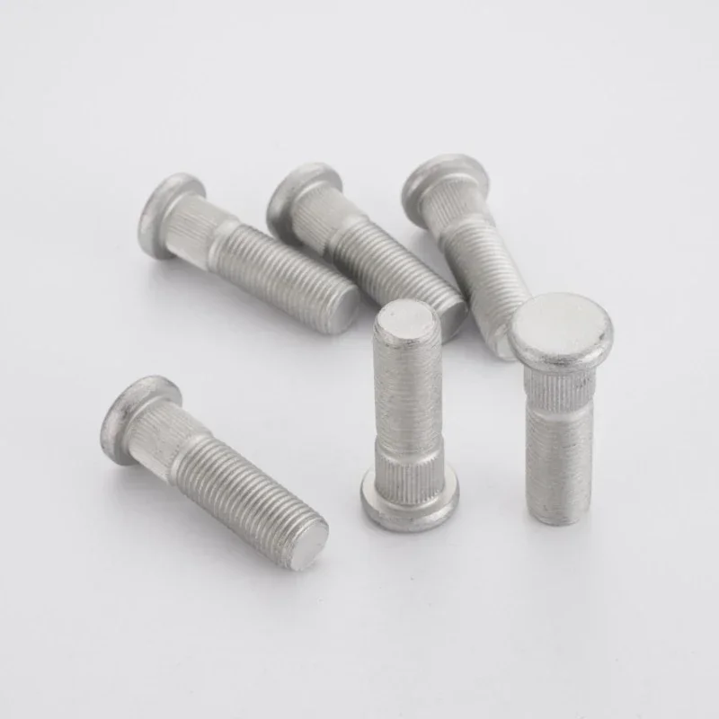 5pcs Wheel Lug Studs Hub Spline Bolts Screws for Toyota Lexus M14x1.5 Knurled OD 16.3mm Length 53mm
