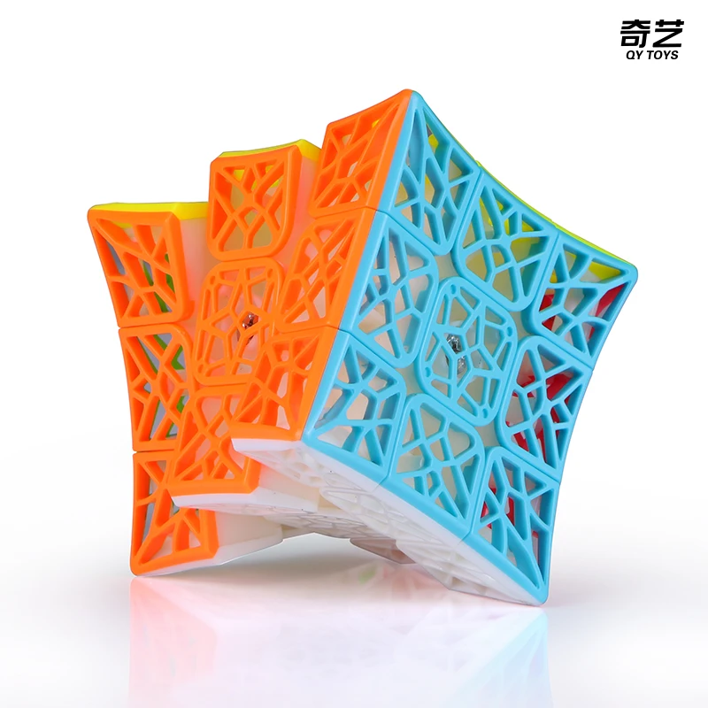 

QiYi DNA Cube 3X3 Magic Cube Plane Concave Stickerless Qiyi DNA 3x3x3 Pyraminx Fidget Toy Antistress Qiyi Pyramid