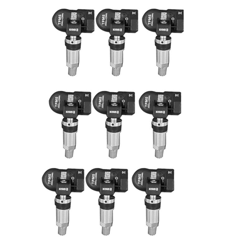 9Pcs Programmable MX Sensor 315MHZ+433Mhz 2 In 1 TPMS Tire Pressure Sensor Monitor For Autel Tool TS408 TS508 ITS600