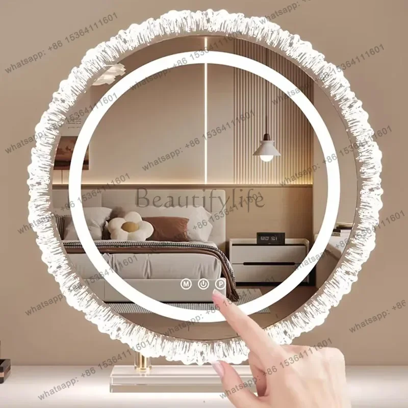 ld Dressing Table Decoration Mirror   Makeup Cloud Bedroom Standing Mirror Aesthetic Accessories Espelhos Home Products